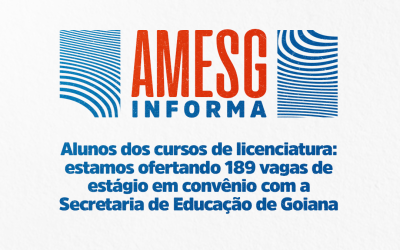 Alunos dos cursos de licenciatura: estamos ofertando 189 vagas de estágio em convênio com a Secretaria de Educação de Goiana