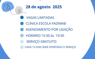 Plantão de Escuta Psicológica – Clínica Escola FADIMAB